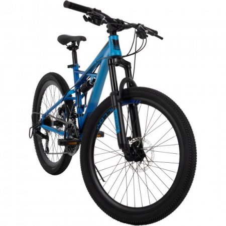 Huffy Oxide 24 Inch Boys Mountain Bike, Blue