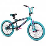 Kent 20" Girls BMX Bike, Trouble, Aqua/Black/Pink