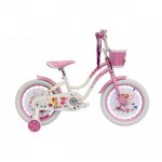 Micargi ELLIE-G-16-WHI-PK 16 in. Girls bike, 44, White and Pink