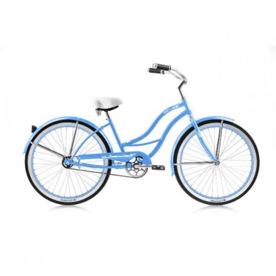 Micargi TAHITI-F-BBL 26 in. Tahiti Women\'s Beach Cruiser bike, Baby Blue & Baby Blue