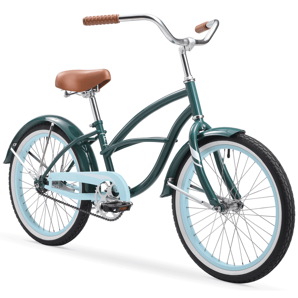 Firmstrong Special Edition Urban Girl Cruiser Bike, 20 Inches, Single-Speed, Dark Green